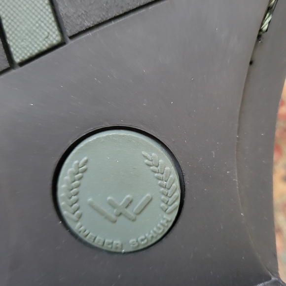 Weber Schuh - Plain Toe Blucher Black Derby Shoes US Men's size 8.5 - Picture 4 of 6